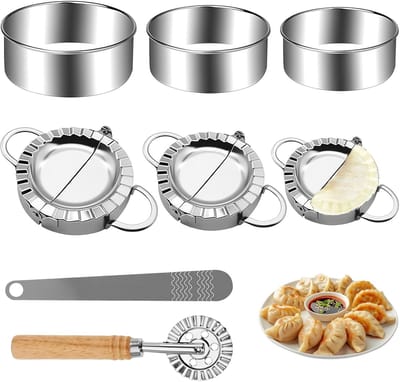 8-delige set voor het maken van ravioli en dumplings, inclusief ravioli snijder, ideaal voor taarten en wraps