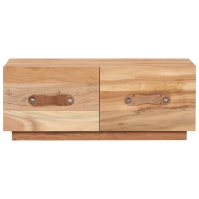 vidaXL - Salontafel - 90x50x35 - cm - massief - gerecycled - hout
