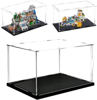 Transparante Acryl Display Case voor Actiefiguren en Verzamelobjecten - 45 x 30 x 30 cm, Ideaal voor Vitrine en Bewaring