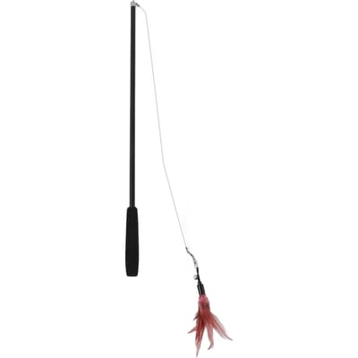 Jouet Interactif pour Chat Résistance aux Morsures Baguette Rétractable Teaser pour Chat avec Clochette pour Chat Chaton 180cm/70.9in white