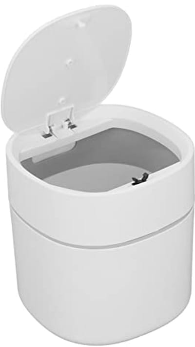 Mini Desktop Afvalbak voor Schoonmaak - Kleine Afvalemmer met Deksel voor Kantoor en Badkamer