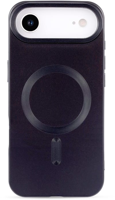 Casemania Hoesje Geschikt voor Apple iPhone 17 Air - Zwart - Matte Siliconen Back Cover - Geschikt voor MagSafe