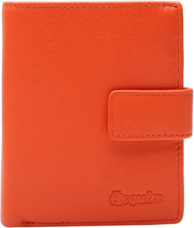 Esquire Leren Portemonnee Viktoria 62 Wallet Flamme Oranje