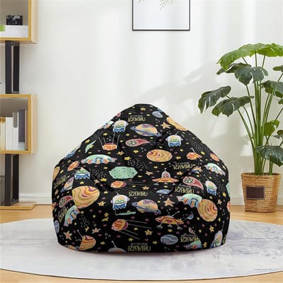 Zitzak hoes - Stoelhoes - Ontspannen Zitten - Wasbare Overtrek - 70 x 80 cm - Melkweg