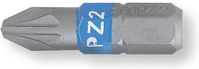 Bits voor kruiskopschroeven met Pozidriv® - Supadriv® profiel, gekleurd 860PZ 2