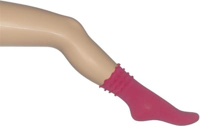 Bonnie Doon - Kinderen - Sokken - Frou-Frou Sock (2 paar) - Roze/Cheerleader - 27/30