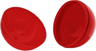 CombiCraft Loterijballen kunststof Ø40mm Rood - 100 stuks