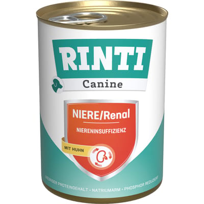 RINTI Canine Nieren-Renal met Kip 400 g  - 24 x 400 g