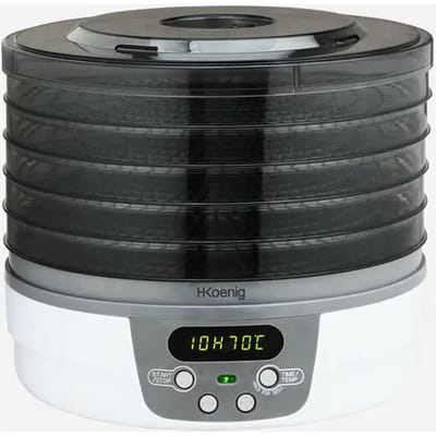 H. Koenig DSY700 - Voedseldroger - 5 Lades - Timer