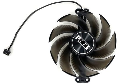 Grafische Kaart Ventilator - GPU Cooler Fan - Grafische Kaart Koeling - 90mm Diameter - 100x100mm Montagegaten - Zwart