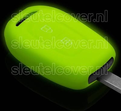 Autosleutel Hoesje geschikt voor Dacia - SleutelCover - Silicone Autosleutel Cover - Sleutelhoesje Glow in the dark / Lichtgevend