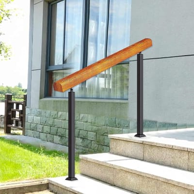 Trapleuning Buiten - Steunreling Trap - Veiligheid Buiten - Verstelbare Hoek - 100cm Lengte