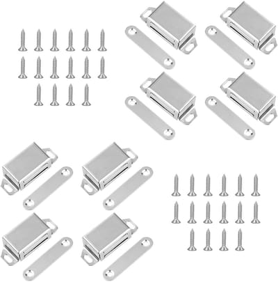 Dailygoods- Magneetsluiters 8 Stuks - Kastdeursluitingen - Deurmagneet - Kastmagneten - Sterk - Voor Keuken/Badkamerkast