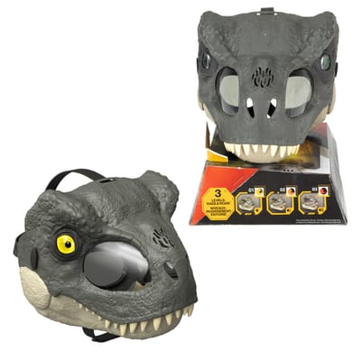 Mattel Jurassic World Rage 'N Roar Tyrannosaurus rex Masker Dinosaurussen