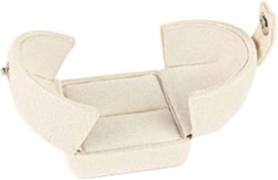 Ringdoosje uitklapbaar creme - bruiloft - aanzoek - verloving - huwelijksaanzoek - liefde- Valentijn - sieradendoos - ring - cadeau