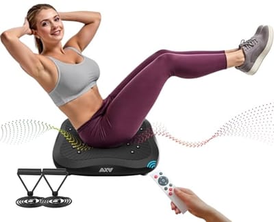Vibratieplaat voor Lymfedrainage en Full-Body Fitness - Compacte Mini Trainingsmachine voor Thuisgebruik