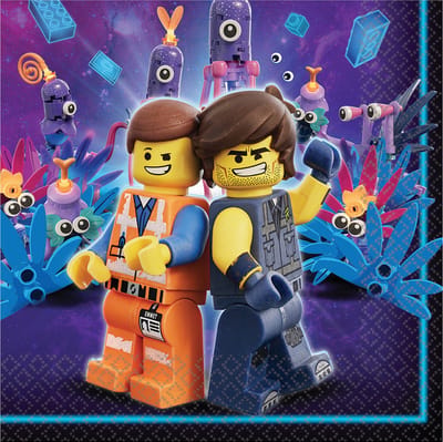 AMSCAN - 16 papieren The Lego Movie 2 servetten - Decoratie > Papieren servetten
