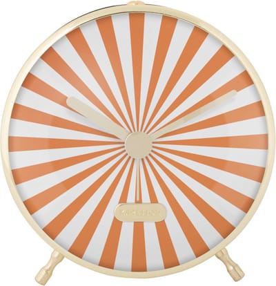 Karlsson Wekker Candy Swirl - Oranje - 12.5x3.7x12.5cm - Modern - Wekker voor slaapkamer - Wekkers