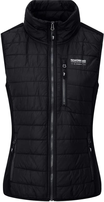 NORDBERG - tirza bodywarmer - Outdoor bodywarmer dames - Zwart