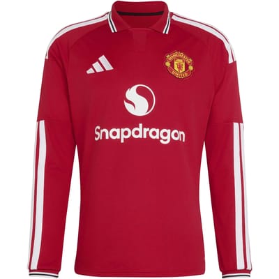 adidas Manchester United FC 26/27 Long Sleeve Home Shirt - Rood- Heren, Rood XXXL