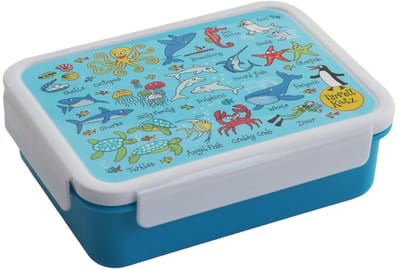 Oceaan dieren Bento lunchbox (18,5 x 14,5 x 6,0 cm) - Tyrrell Katz