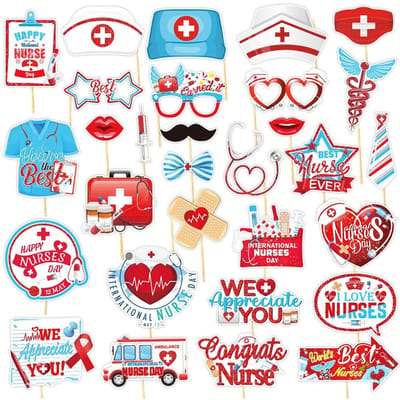 Dailygoods- Verpleegsterfotoautomaten - 30 Stuks - Feestdecoratie