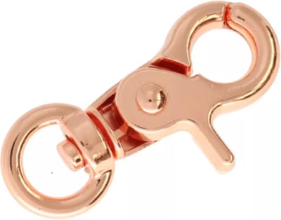 Gesp sluiting - Rose gold - Ooghaak met veersluiting - 30 mm- 2 stuks