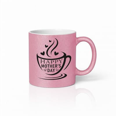Happy Mother's Day Koffiemok - Stijlvol Roze Moederdag Cadeau - Keramische Mok