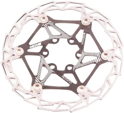 Fiets remschijf - Fietsaccessoire rotor - Mountainbike remmen - Roestvrij staal legering - 160 mm - Grijs