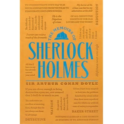 The Memoirs Of Sherlock Holmes - Word Cloud Classics - Sir Arthur Conan Doyle