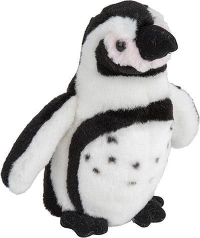 Nature Planet Pluche Humboldt Pinguin - knuffel - 15 cm - Pooldieren knuffel - Pinguins Knuffeldieren