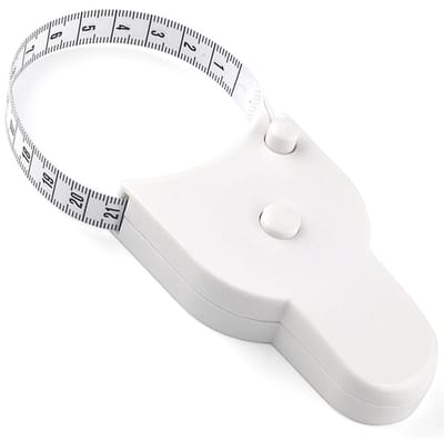 carmdering - Meetlint Lichaam - Omtrekmeter - Body Mass Tape - Automatisch vergrendelend, éénknopsbediening - 360° draaibare haak voor optimaal gebruiksgemak - Verbrede gleuf voor langere levensduur - Comfortabel en soepel