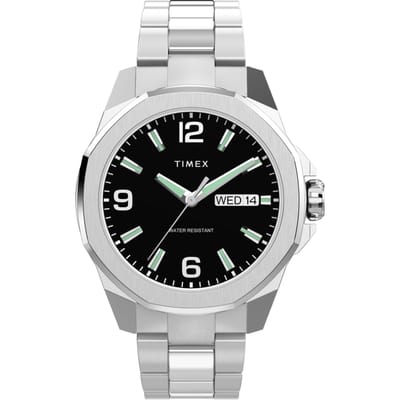 Timex Trend Essex TW2W92700 Horloge - Staal - Zilverkleurig - Ø 46 mm