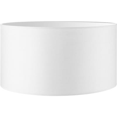 Home Sweet Home Lampenkap Bling cilinder - van stof - Wit - Moderne stoffen Lampenkap - 50/50/25cm - E27 lamphouder - voor hanglamp, en vloerlamp -