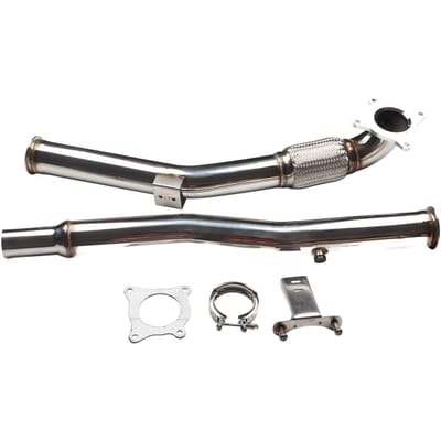 Turbo Downpipe Uitlaatspruitstuk Pijp 304 Roestvrij Staal Geschikt voor MK5 MK6 2.0T FSI TSI Motoren black