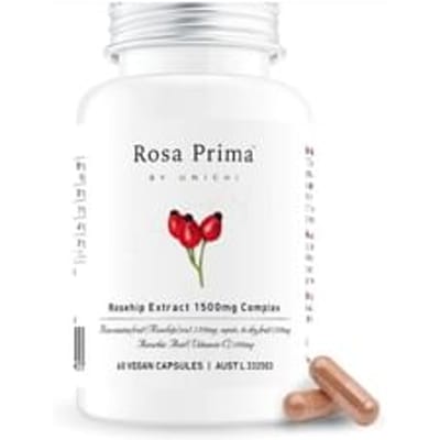 Rosehip Extract 1500mg Complex 60 Vegan Capsules