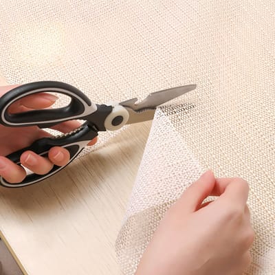 Dailygoods- Antislipmat 150 x 200 cm - PVC Antislip Onderlaag - Tapijtonderlaag - Antislipmat voor Auto Kofferruimte - Wit - Lichtgewicht 516 g - Ondertapijt