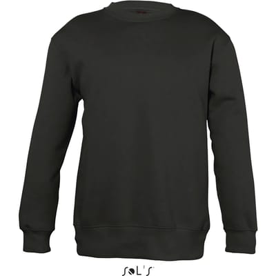 SOL'S Kids´ Sweatshirt New Supreme L311K - Black - 6 Jahre (106/116)
