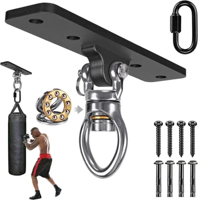 Zware Stalen Hangbeugel voor Bokszakken - Stevige Bevestiging aan Plafond of Muur, Ideaal voor Kickboksen, Muay Thai en Thuis Fitness Equipment