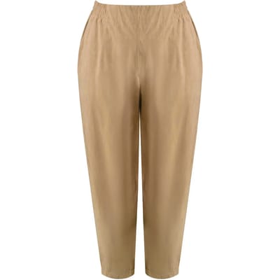 Vrouwen broek met elastische taille Mat Fashion