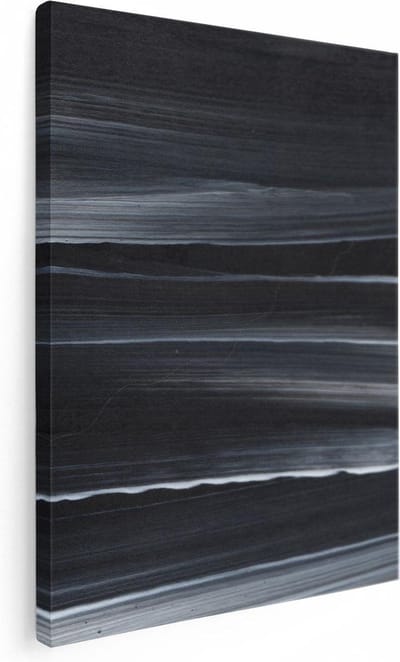 Artaza Canvas Schilderij Abstracte Kunst - 30x40 cm - Klein - Muurdecoratie Woonkamer - Wanddecoratie Industrieel - Kamer Accessoires