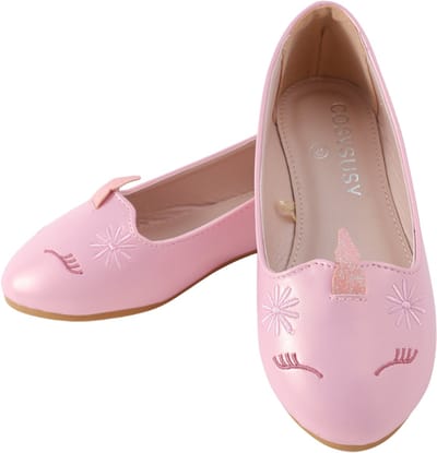 Joya Kids® Unicorn Ballerina Schoenen Meisje | Roze Kinderschoenen met Eenhoorn | Zomer Schoentjes Meisjes | Prinses Schoenen | Voor Kinderen van 5-10 jaar | Maat 33