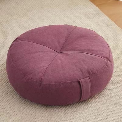 Zitkussen Dik - Comfort Kussen - Extra Comfort Zitten - Ademende Vulling - 50x50x15cm - Paars