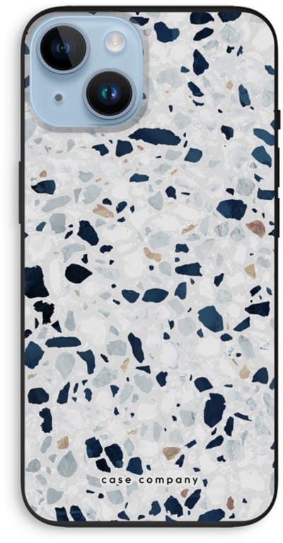 Case Company® - Hoesje geschikt voor iPhone 14 hoesje - Terrazzo N°1 - Biologisch Afbreekbaar Telefoonhoesje - Bescherming alle Kanten en Schermrand