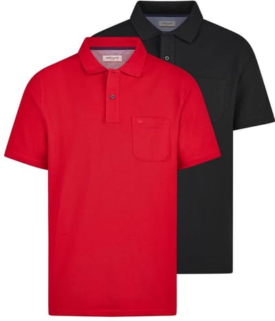 Redmond Heren poloshirt 2 pack Basic