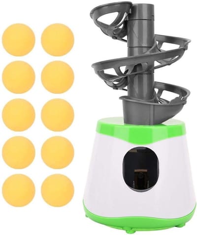 Tafeltennis Bal Launcher - Automatische Trainer - Vaardigheden Trainen - Lichtgewicht Draagbaar - 15 x 15 x 30.5 cm