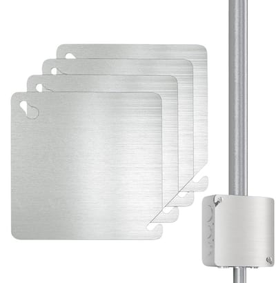 Metalen Aftakdoos Afdekking - Paneelbescherming Elektrisch - Veilige Installatie - Verbeterde Pasvorm Technologie - 10 cm - Standaard