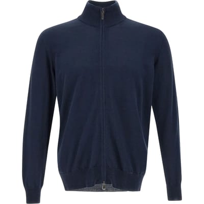 Boss Heren Balonso Gebreide Cardigan (Donkerblauw)
