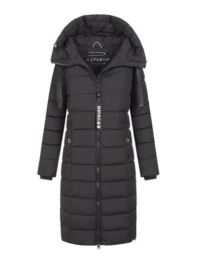 Navahoo Mondmädchen dames wintermantel met capuchon en fleecevoering