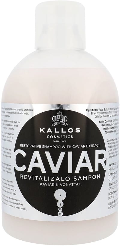 Herstellende Shampoo Kallos Cosmetics Caviar 1 L